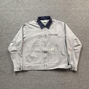 CHOOOSELF Men's White Casual Zip-Up Lapel Jacket